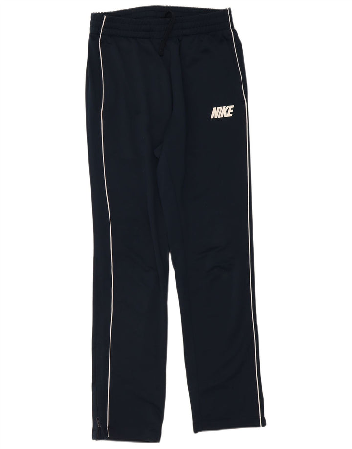 Pantaloni della tuta da donna Nike UK 10 Small Blu Navy Poliestere