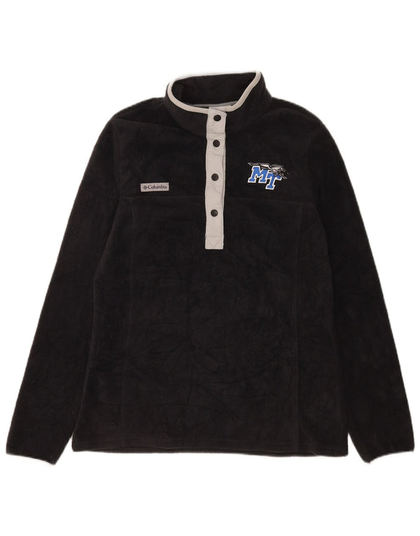 Columbia Womens Fleece Jumper UK 10 Small Black Polyester