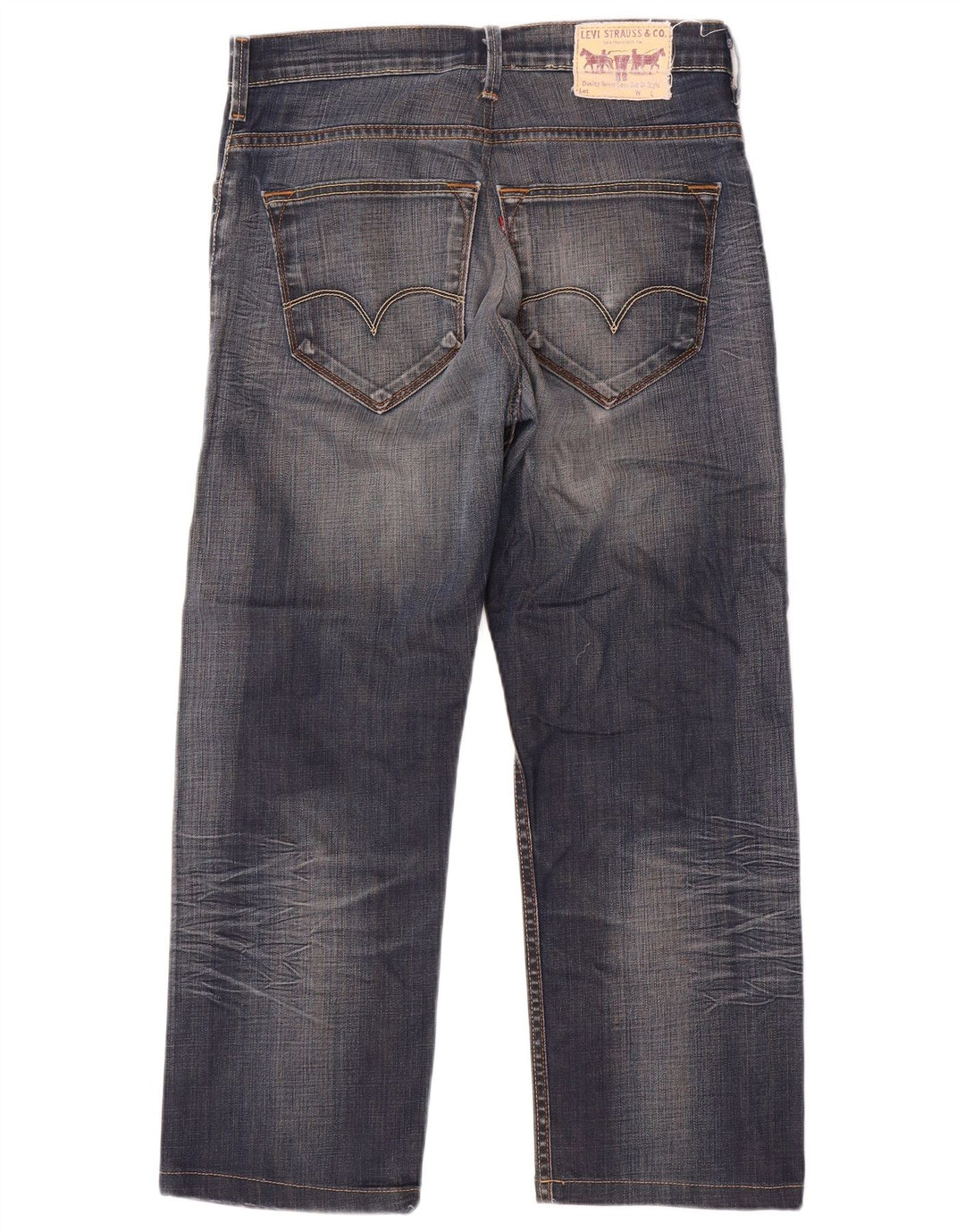 Jeans dritti da uomo Levi's W34 L29 cotone blu