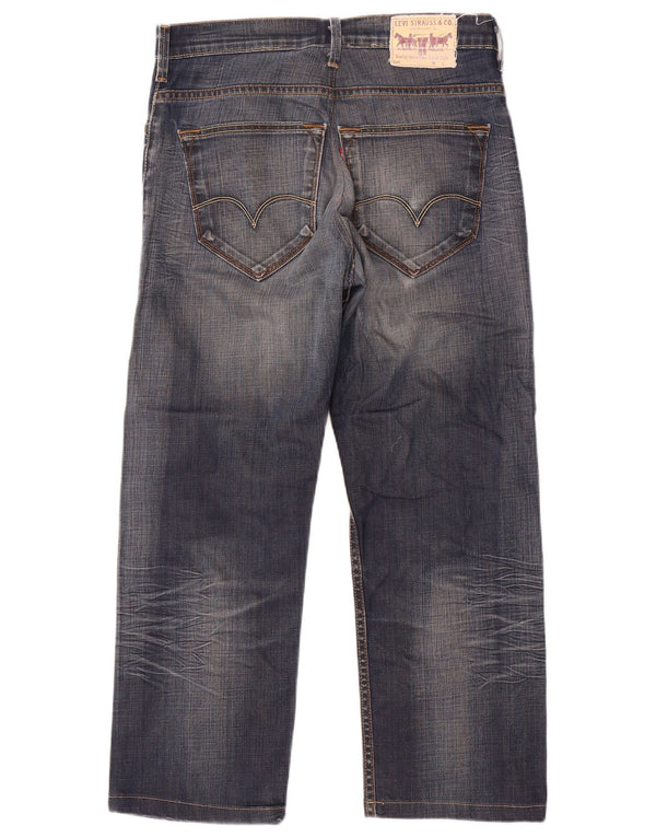 Jeans dritti da uomo Levi's W34 L29 cotone blu