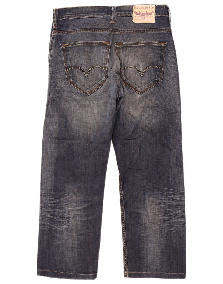 Jeans dritti da uomo Levi's W34 L29 cotone blu