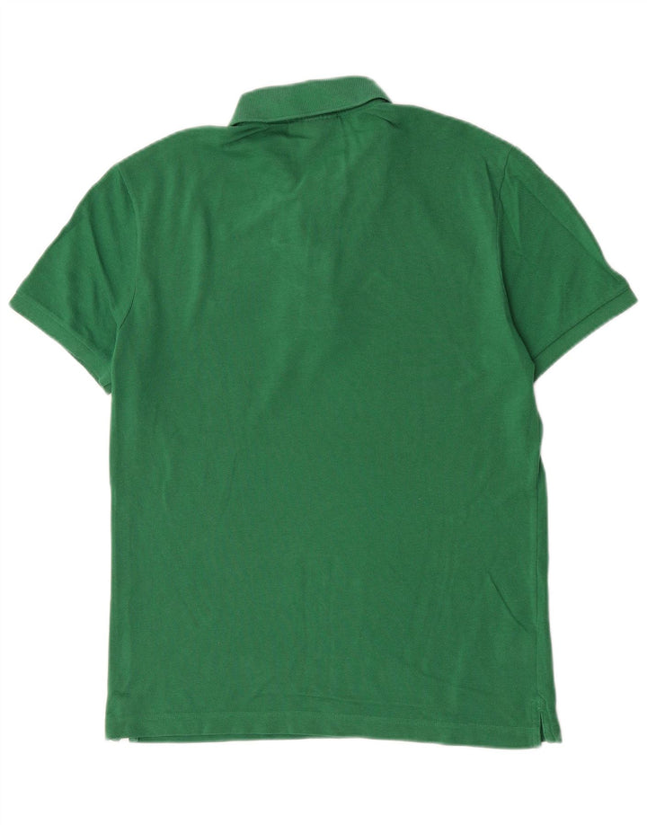 Polo da uomo slim fit Lacoste taglia 4 in cotone verde medio