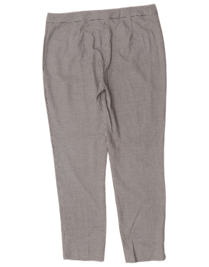 Pantaloni da abito slim da donna Hobbs UK 12 medi W32 L28 pied de poule neri