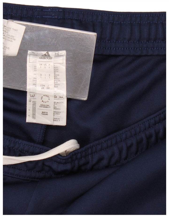 Pantaloni da tuta Adidas Aeroready da uomo grandi in poliestere blu navy