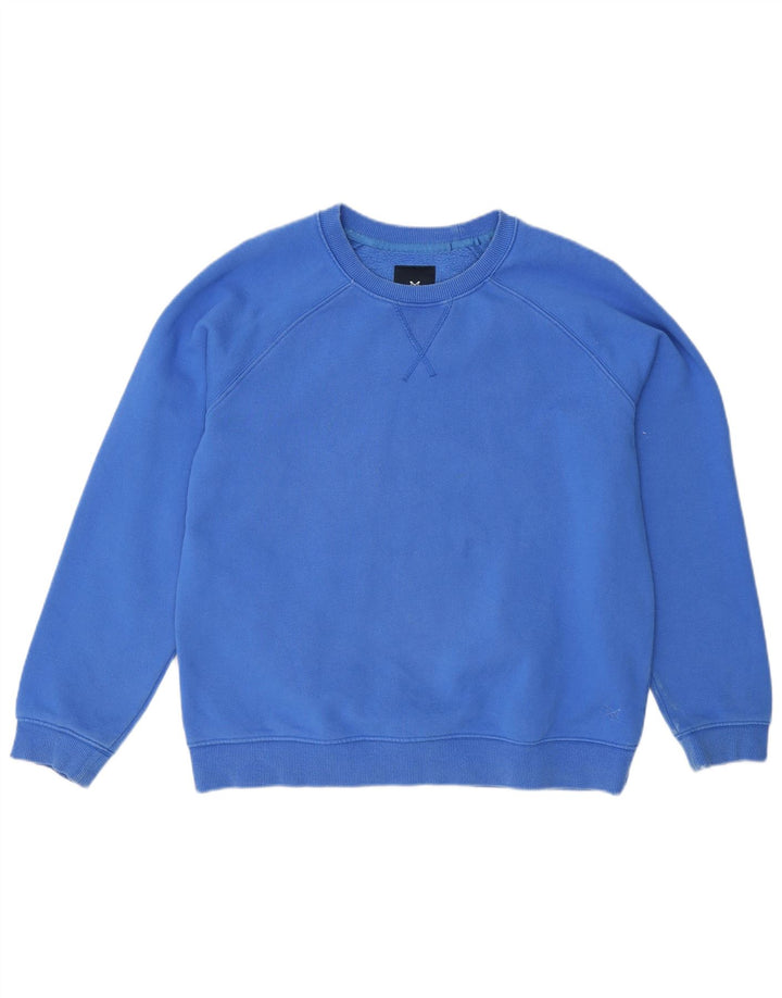 Crew Clothing Felpa da donna Maglione UK 14 Cotone blu medio