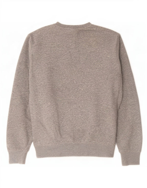 Felpa Nike da uomo vestibilità ampia, maglione XS, cotone chiazzato grigio