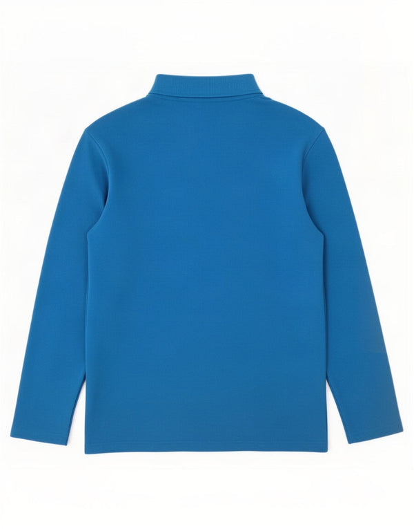 Polo Kappa Uomo Manica Lunga XL Blu Cotone