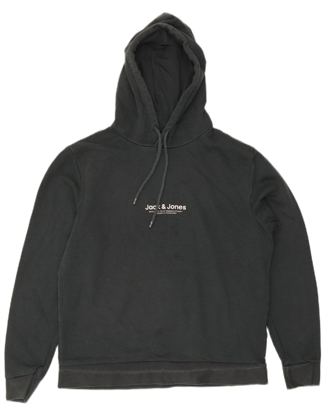 Maglione con cappuccio da uomo Jack & Jones grande in cotone verde