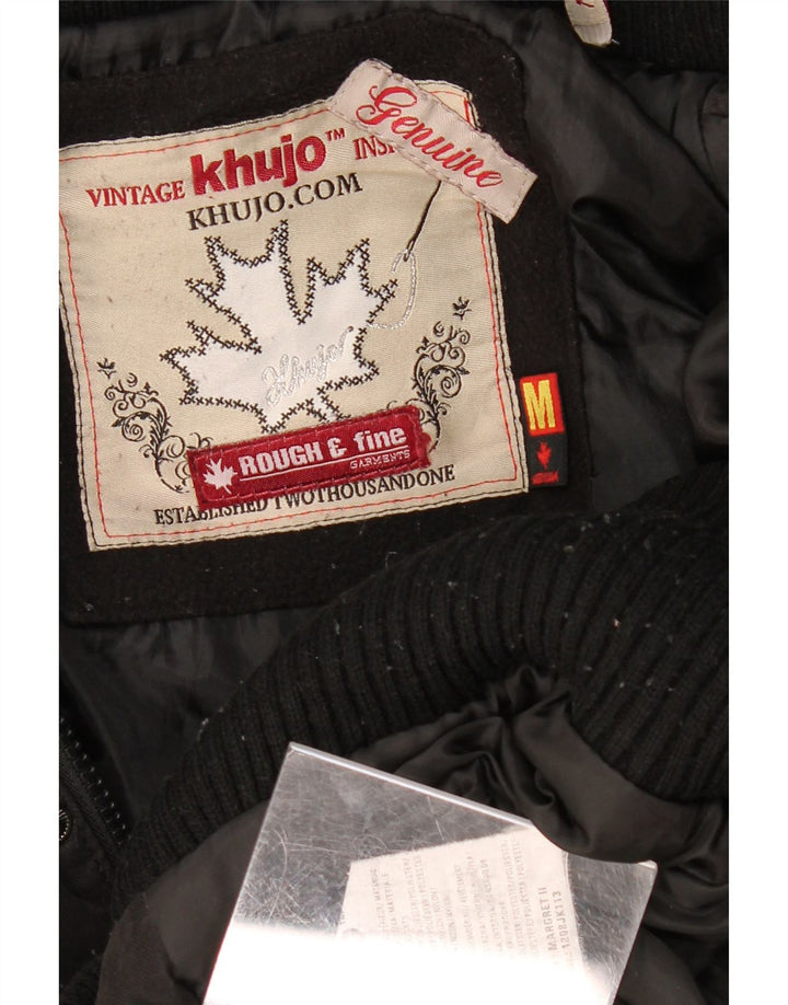 Giacca utilitaria da uomo con cappuccio KHUJO UK 38 poliestere nero medio