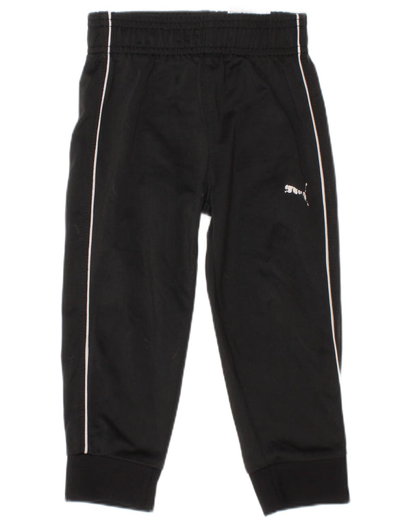 Pantaloni da tuta da jogging Puma da bambino 18-24 mesi in poliestere nero
