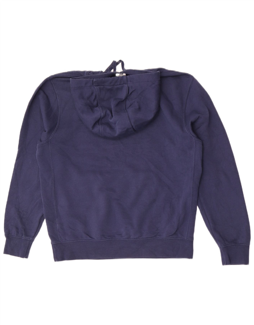 Felpa con cappuccio da uomo Nike, cotone medio blu navy