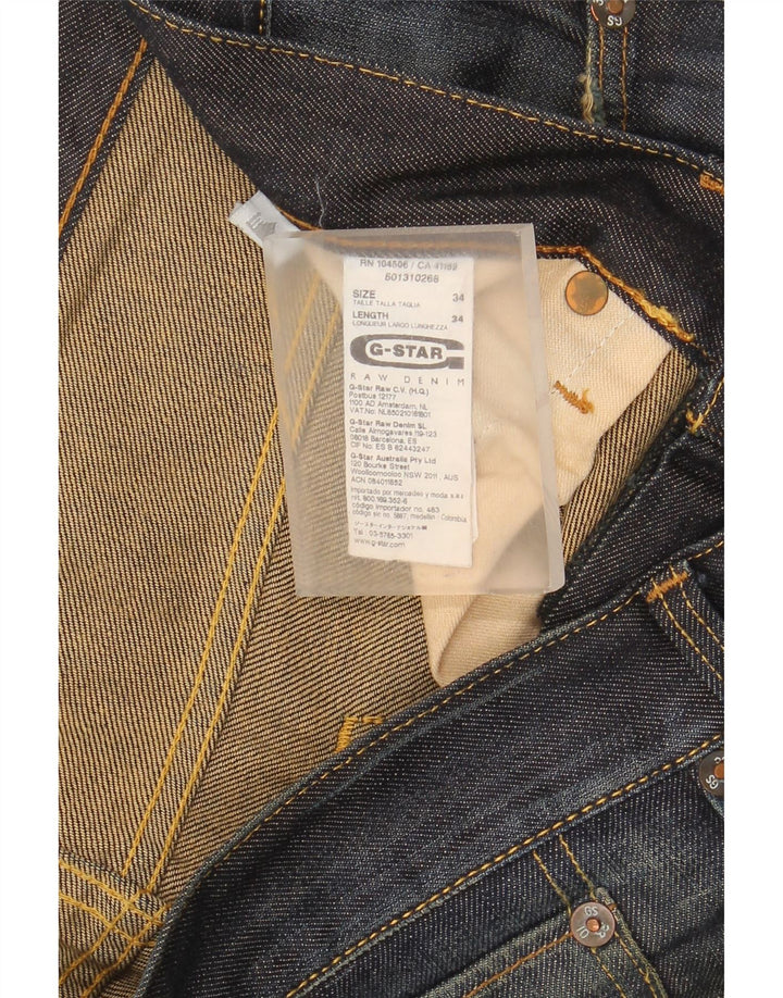 Jeans dritti da uomo G-Star 3301 W34 L34 Blu