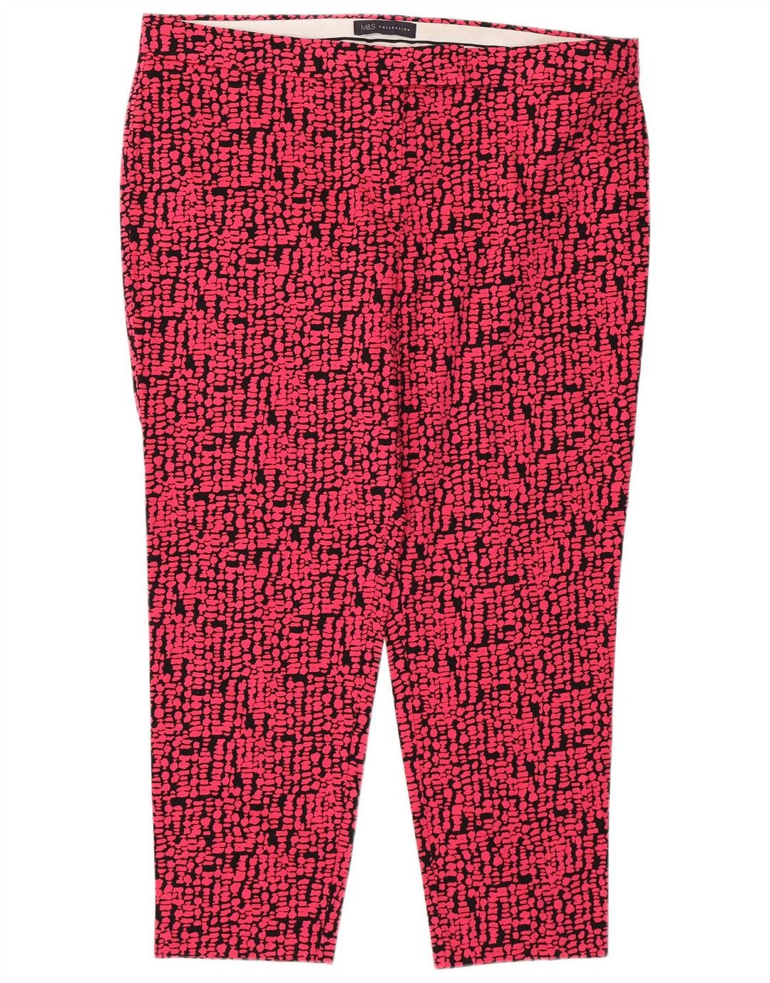 Pantaloni corti Marks & Spencer da donna con motivo astratto UK 18 XL W38 L25 P