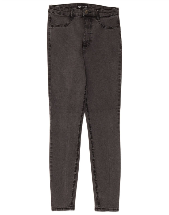 Jeans skinny da donna Zara EU 40 medio W30 L28 cotone grigio