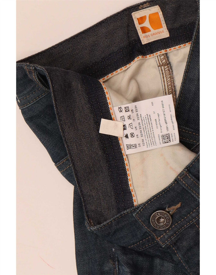 Jeans slim da uomo Hugo Boss W32 L34 cotone blu