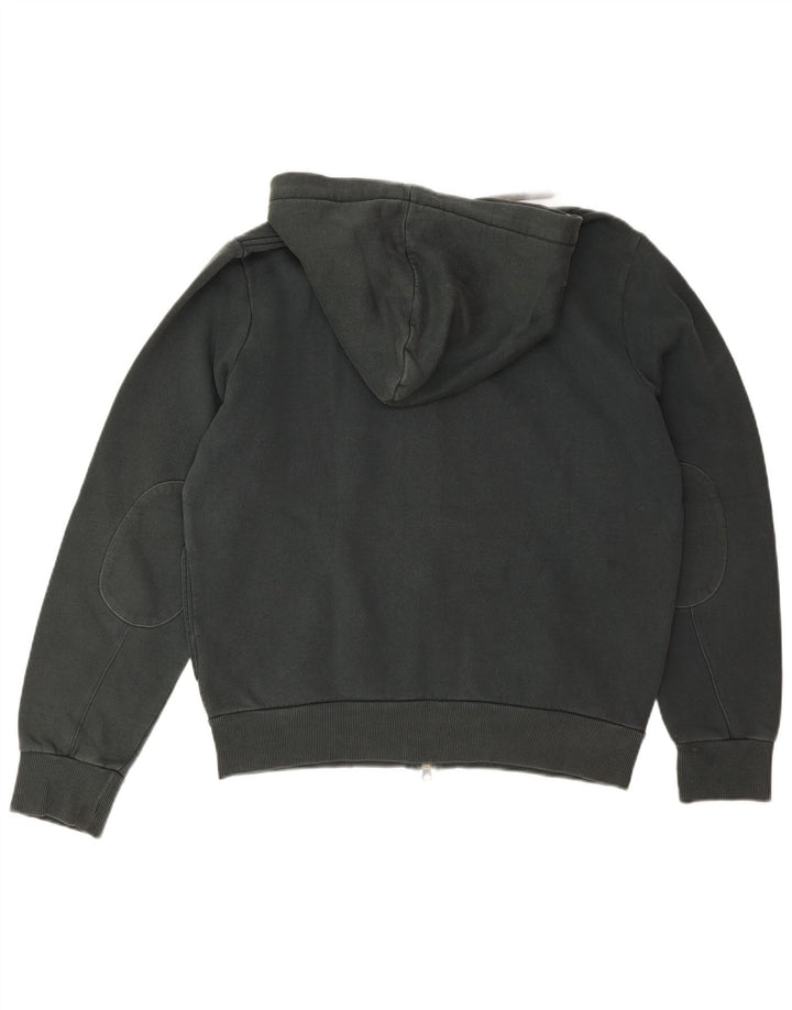 Maglione con cappuccio e zip da uomo Sun68 grande cotone verde