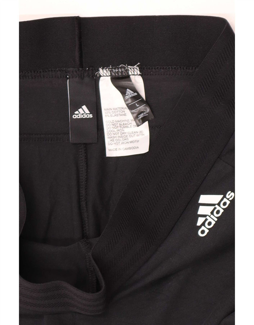 Leggings Adidas da donna UK 14 grande cotone nero