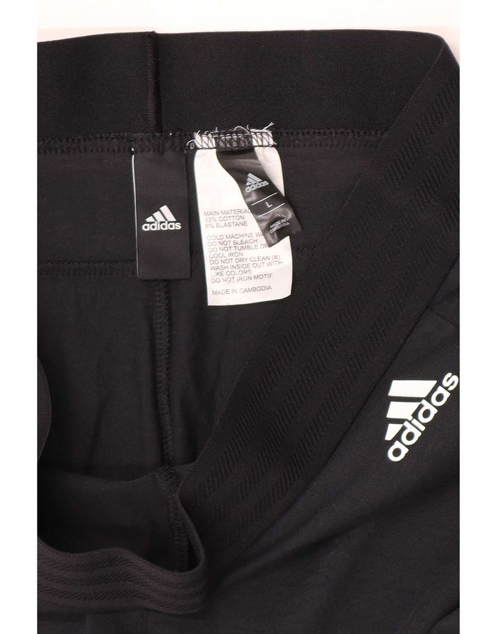 Leggings Adidas da donna UK 14 grande cotone nero