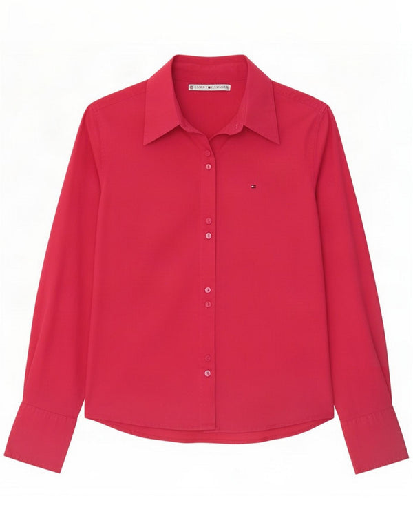 Camicia da donna Tommy Hilfiger US 10 Large Pink Cotton