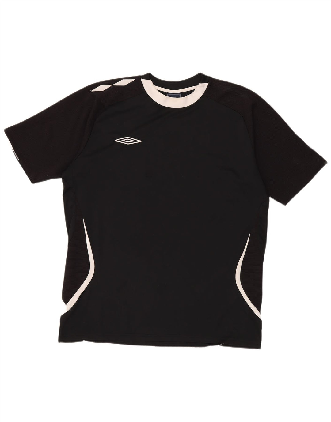 T-shirt grafica da uomo Umbro Top XL Poliestere color block nero