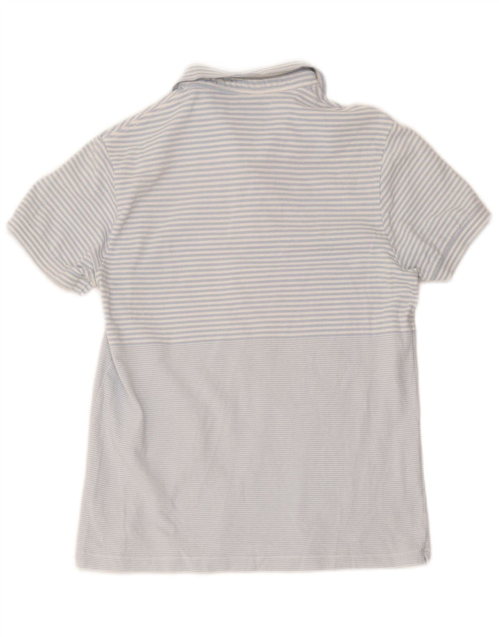 Polo slim da uomo French Connection, cotone a righe grandi blu