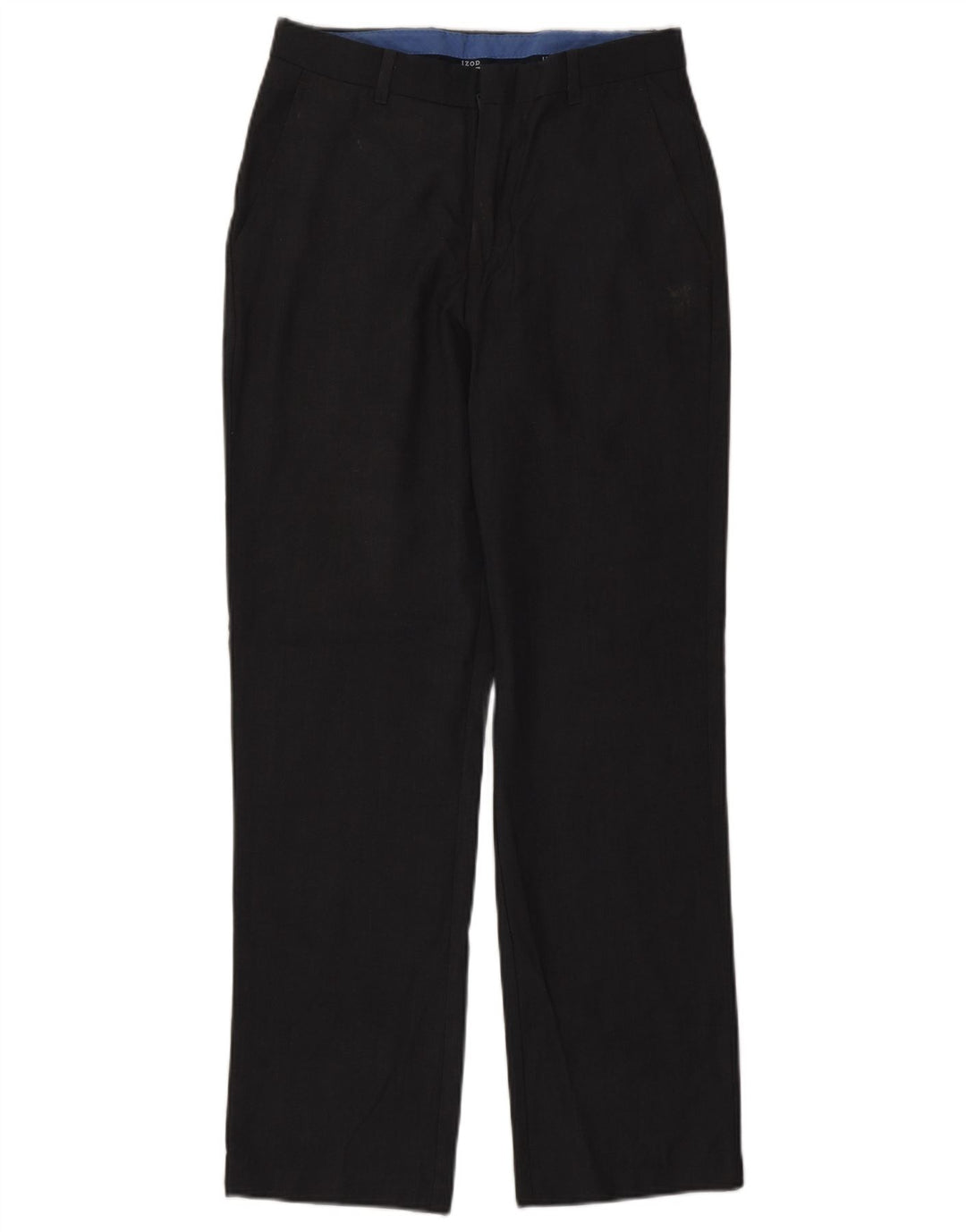 Pantaloni da abito slim da ragazzo Izod 15-16 anni W26 L29 Poliestere grigio