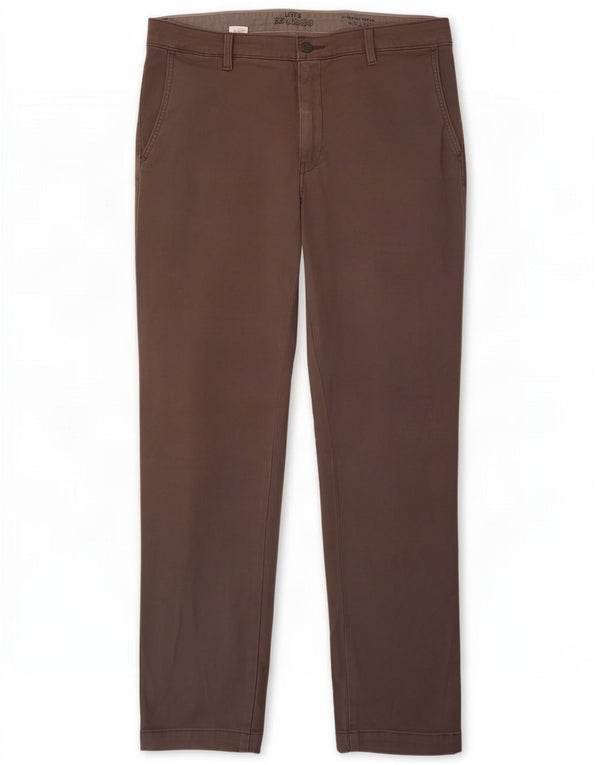 Pantaloni chino affusolati standard da uomo Levi's W36 L32 in cotone grigio