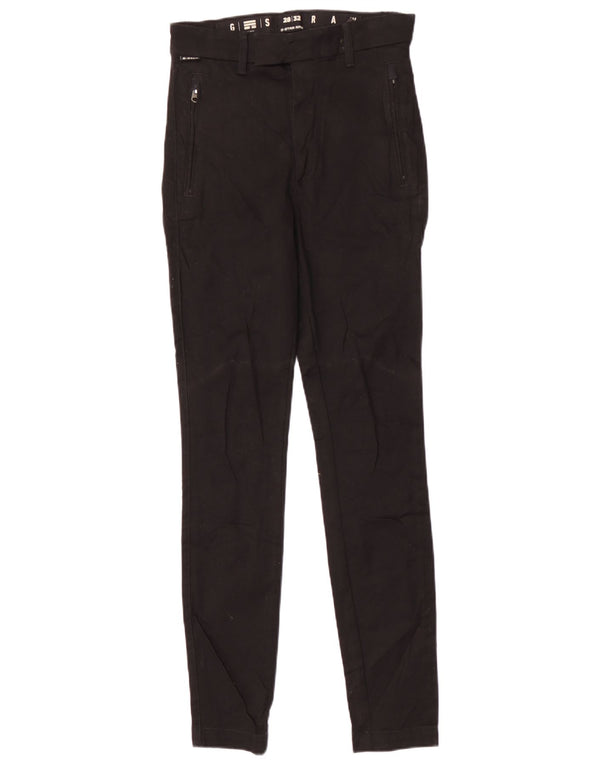 Pantaloni da abito skinny cargo da uomo G-Star W28 L32 cotone nero