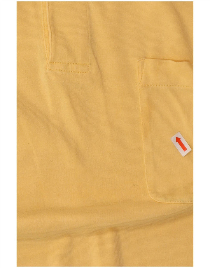 Polo da uomo Izod grande in cotone giallo
