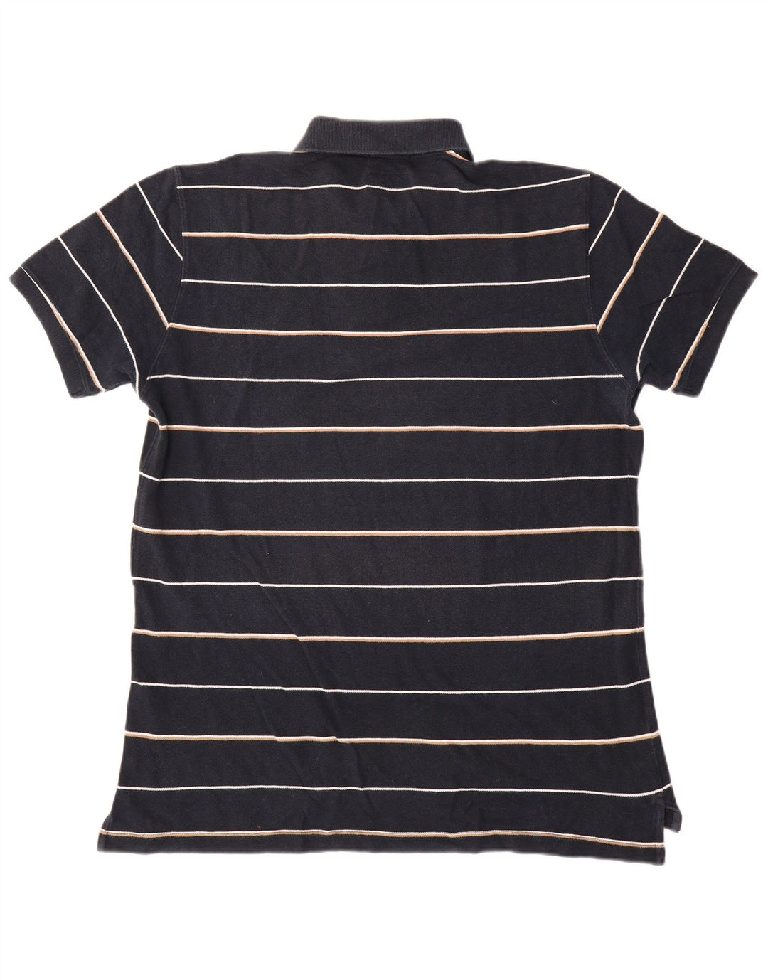 Polo da uomo Massimo Dutti a righe grandi blu navy