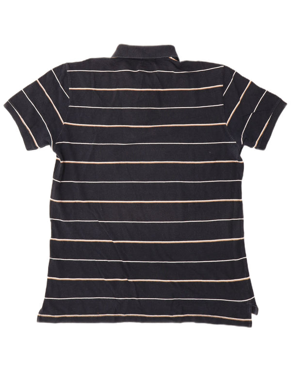 Polo da uomo Massimo Dutti a righe grandi blu navy