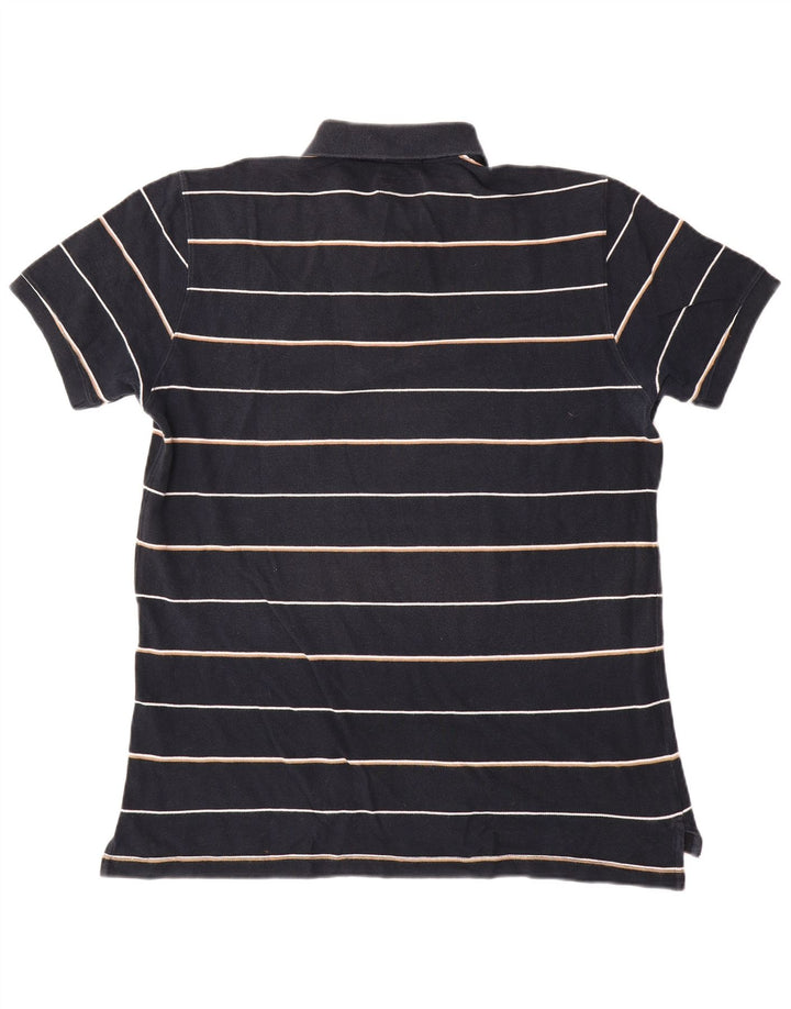 Polo da uomo Massimo Dutti a righe grandi blu navy