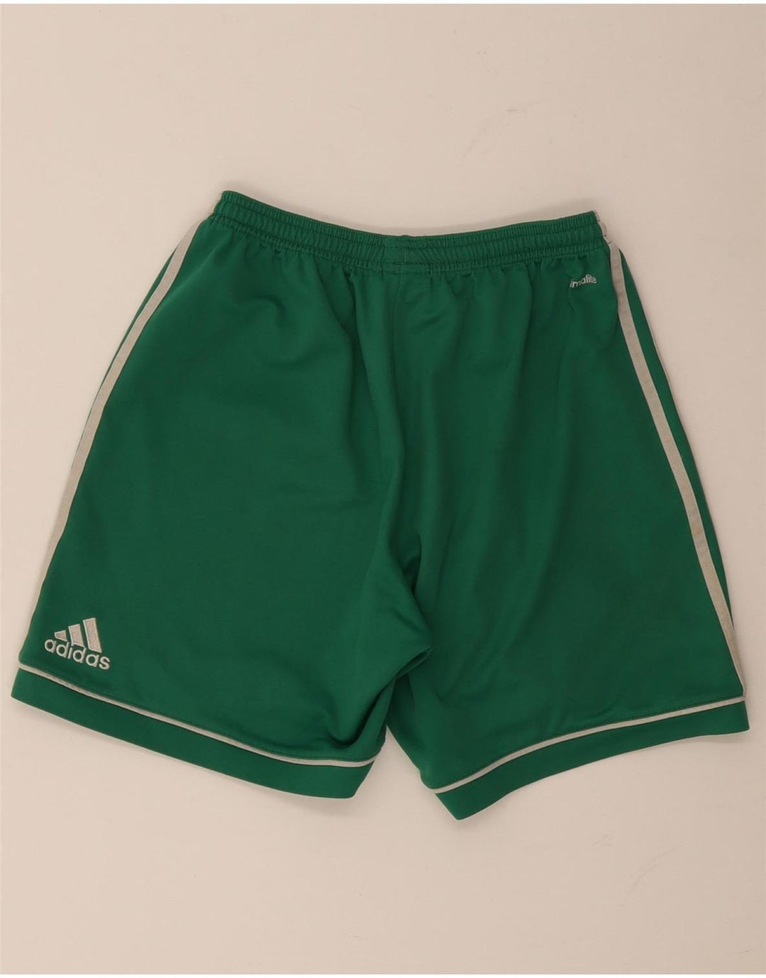 Pantaloncini sportivi ADIDAS Climalite da uomo verde medio in poliestere