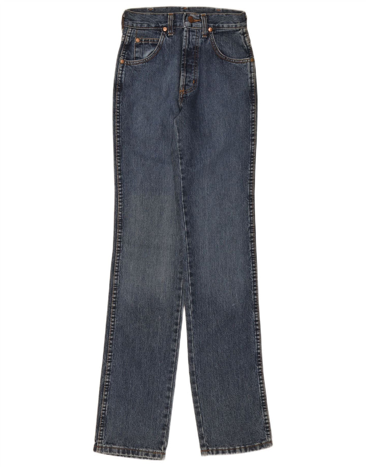 Jeans dritti risoluzione da donna WRANGLER W24 L34 cotone blu navy