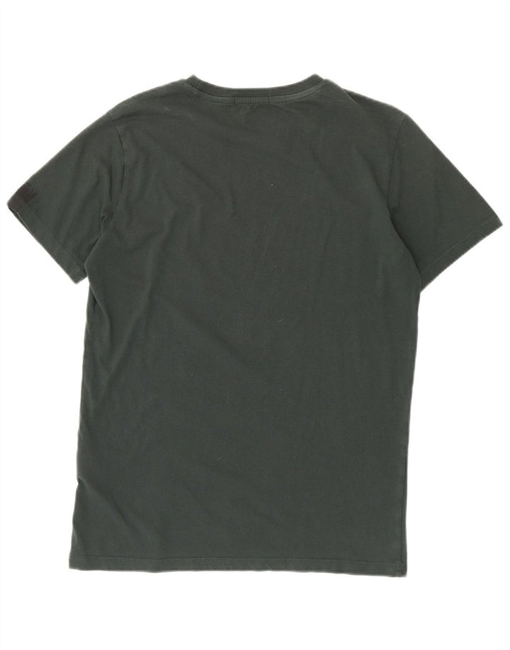 T-shirt da uomo Replay Top in cotone verde medio