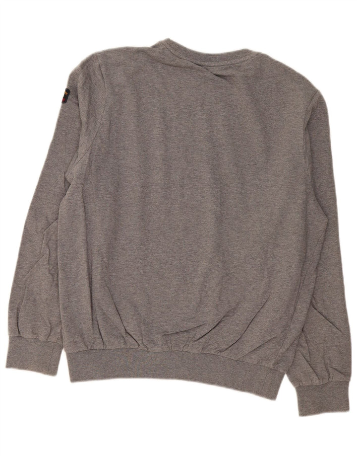 Paul & Shark Felpa da uomo Maglione Grande Cotone chiazzato grigio