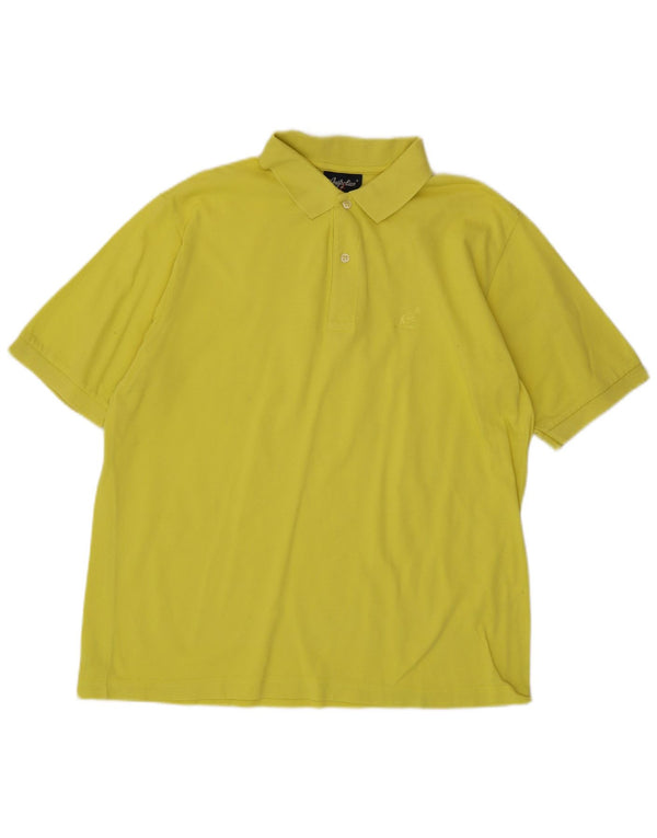 Polo Uomo AUSTRALIAN L'ALPINA Large in Cotone Giallo