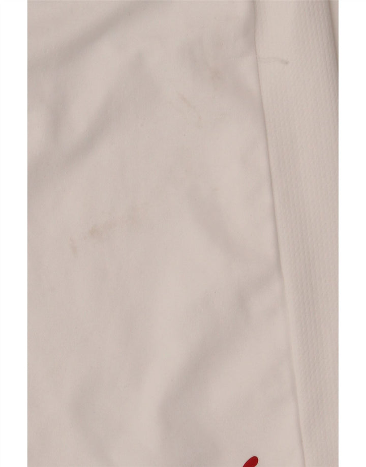 Pantaloncini sportivi da uomo PUMA in poliestere bianco medio