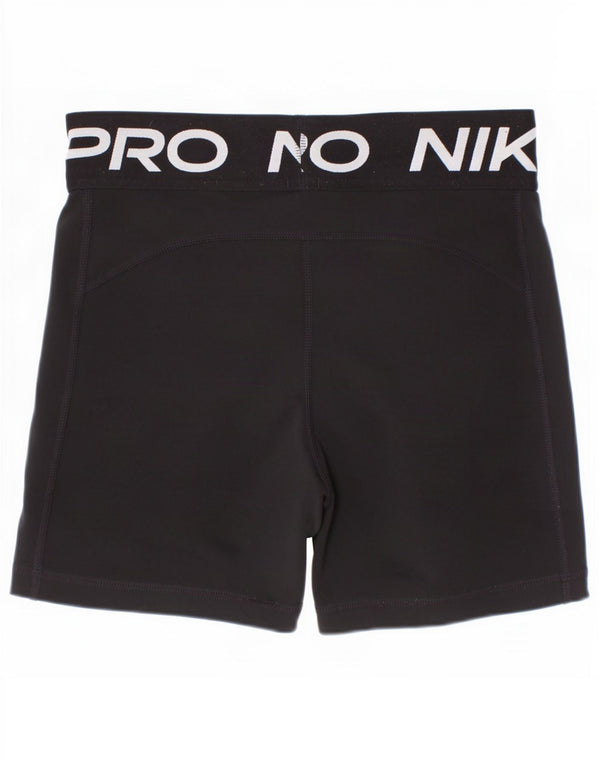 Pantaloncini sportivi Nike per ragazze 10-11 anni in poliestere nero
