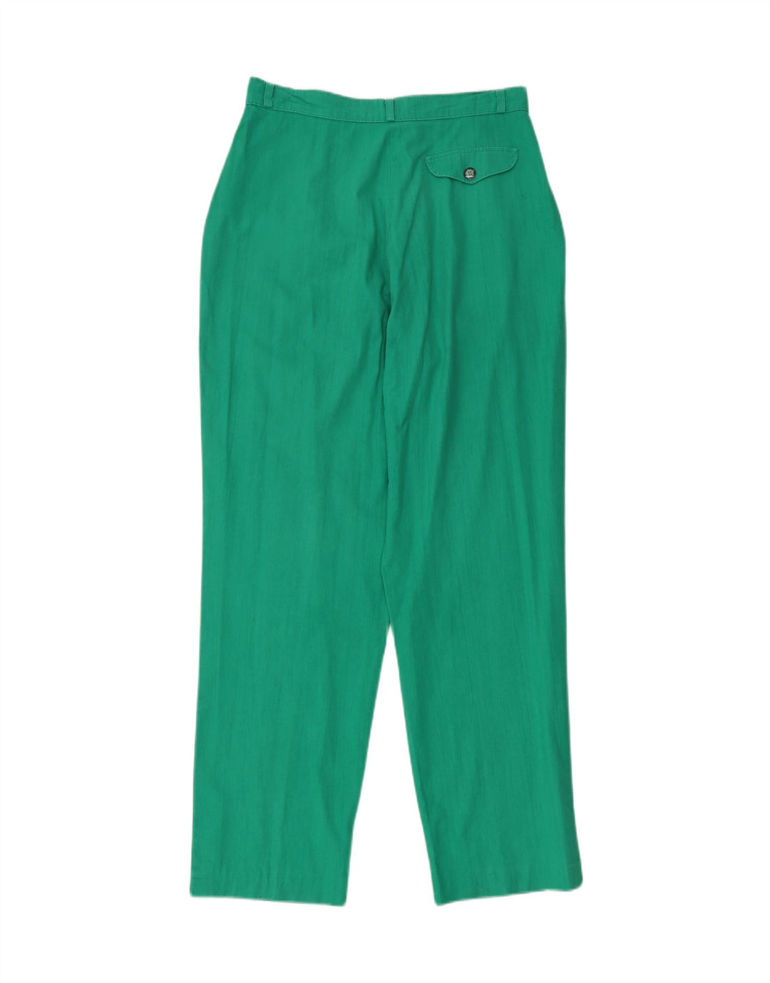 Pantaloni chino con pegging da donna VINTAGE W28 L29 verdi