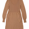 Abito maglione da donna Marks & Spencer UK 14 Viscosa beige medio