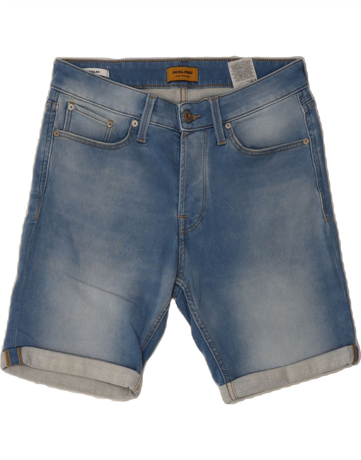 JACK & JONES Mens Regular Denim Shorts W30 Medium Blue Cotton Vintage Jack & Jones and Second-Hand Jack & Jones from Messina Hembry 