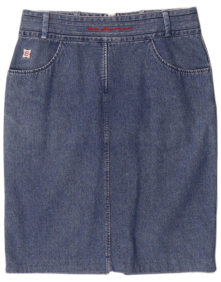 Gonna di jeans da donna Laura Biagiotti W36 grande blu