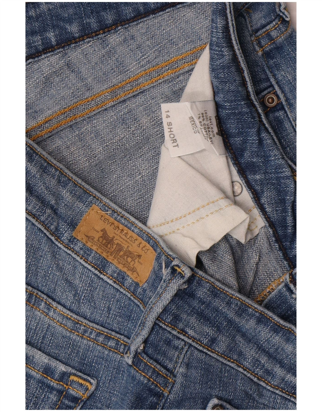 Levi's Donna 545 Jeans Bootcut bassi US 14 XL W36 L31 Cotone blu