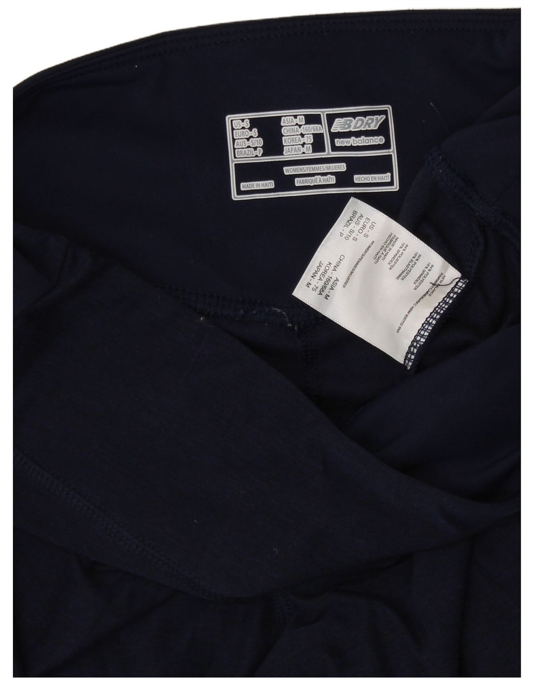 Leggings da donna NEW BALANCE UK 8 Small Poliestere blu navy