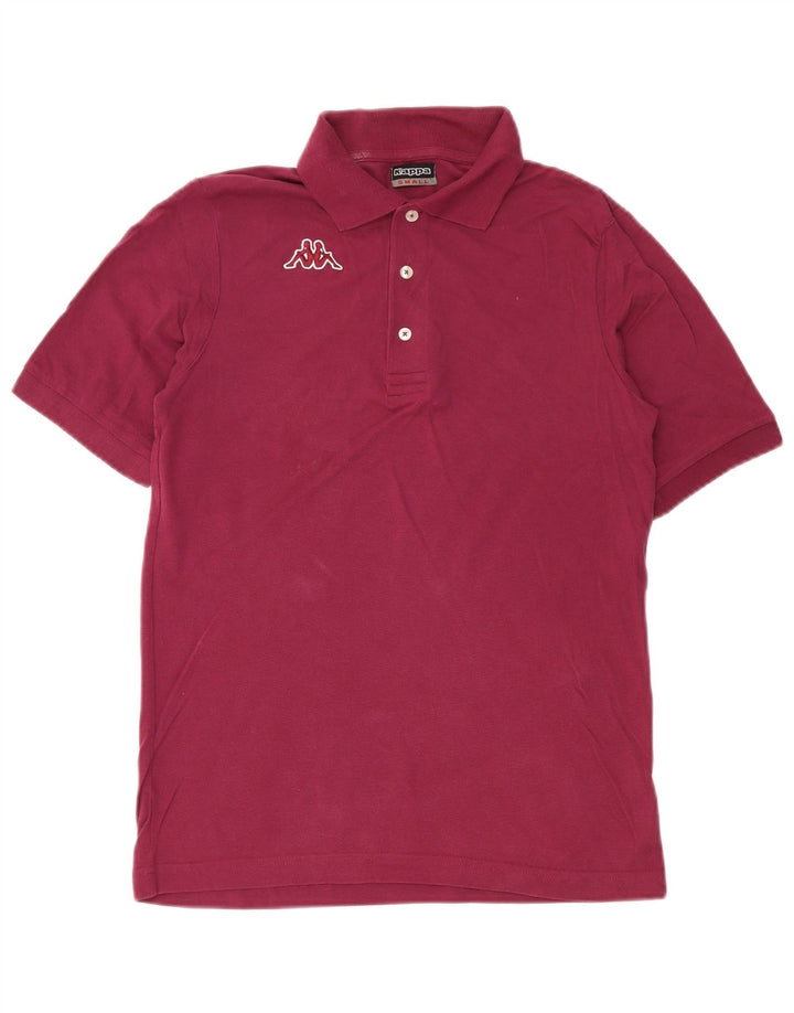 Polo Kappa Uomo Piccola Bordeaux In Cotone