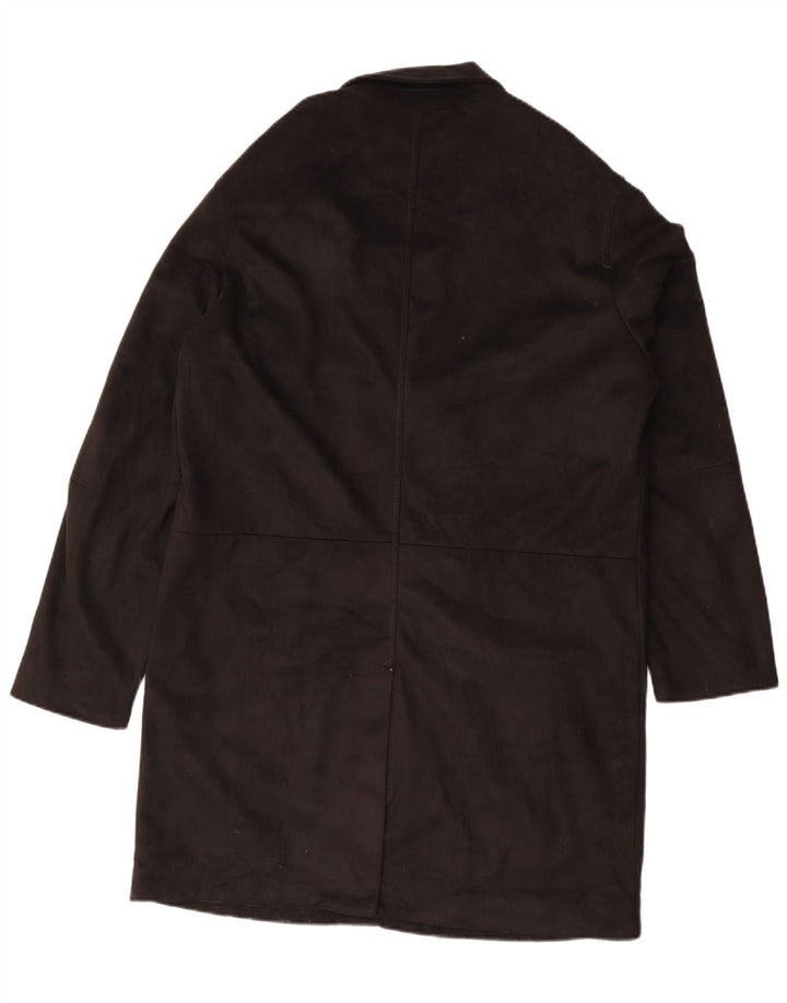 Soprabito ampio da uomo Zara UK 38 poliestere nero medio