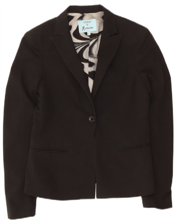 Giacca blazer da donna a 1 bottone Guess By Marciano IT 42 media nera