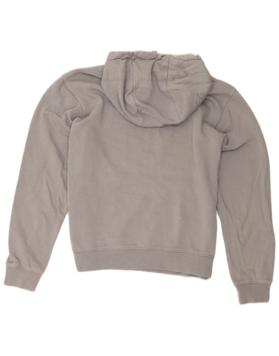 Felpa con cappuccio da uomo Nike in cotone grigio medio