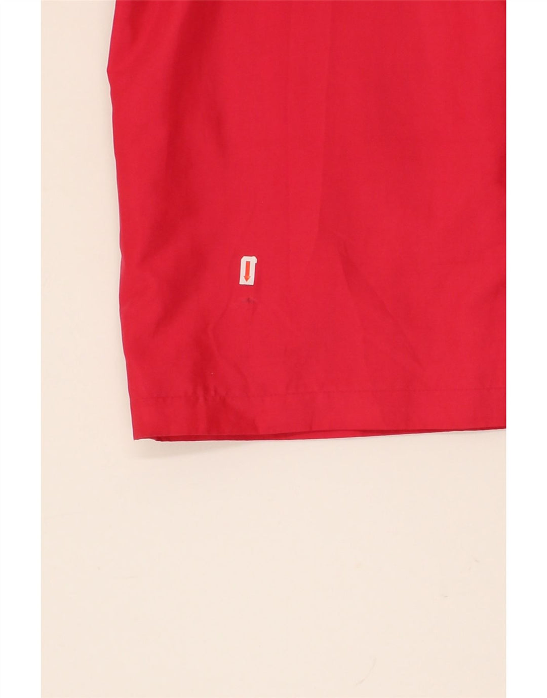 VINTAGE Womens Hooded Overcoat UK 12 Medium  Red Polyester Vintage Vintage and Second-Hand Vintage from Messina Hembry 